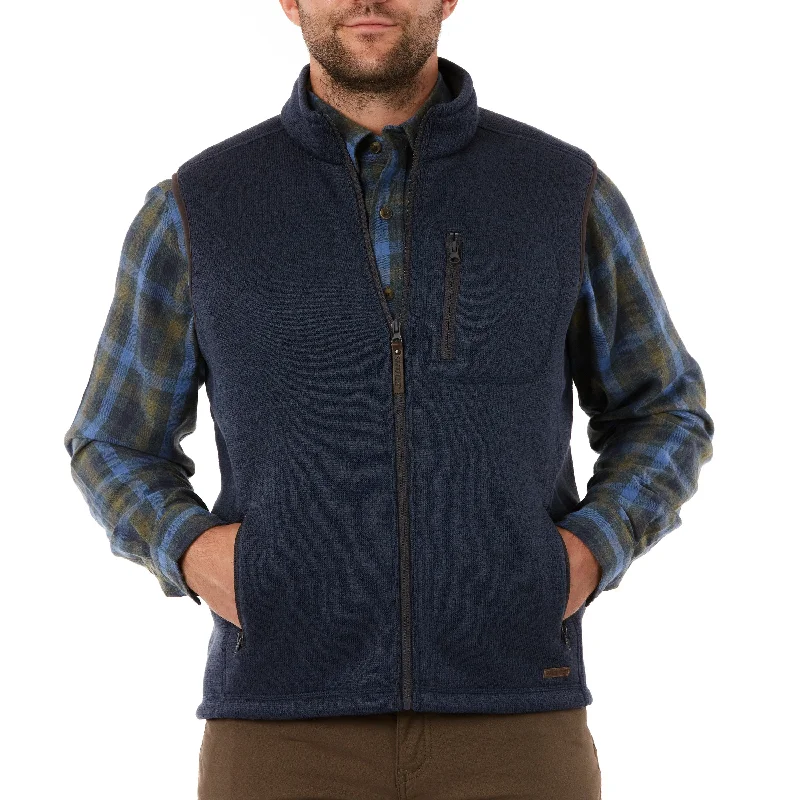 SHERPA-LINED SWEATER FLEECE VEST Streetwear Style