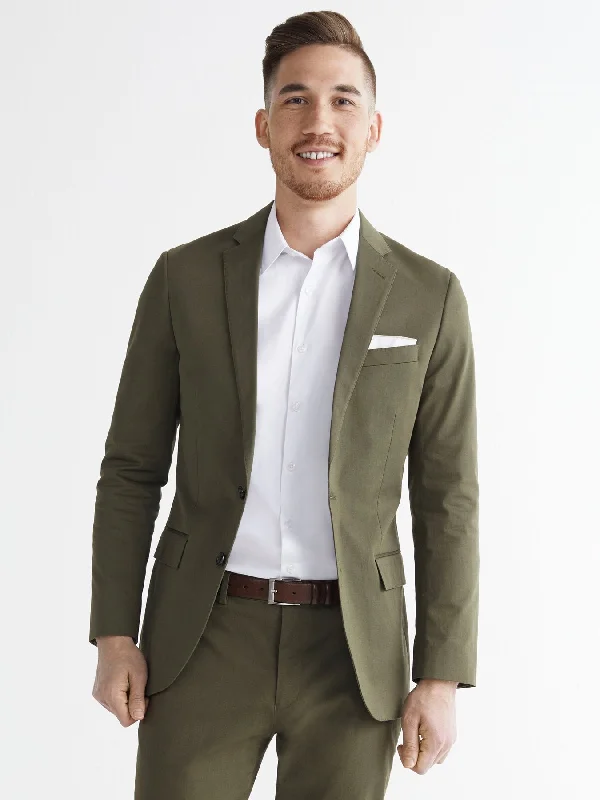 Men's Maxwell Blazer - Olive Bohemian Men's Free