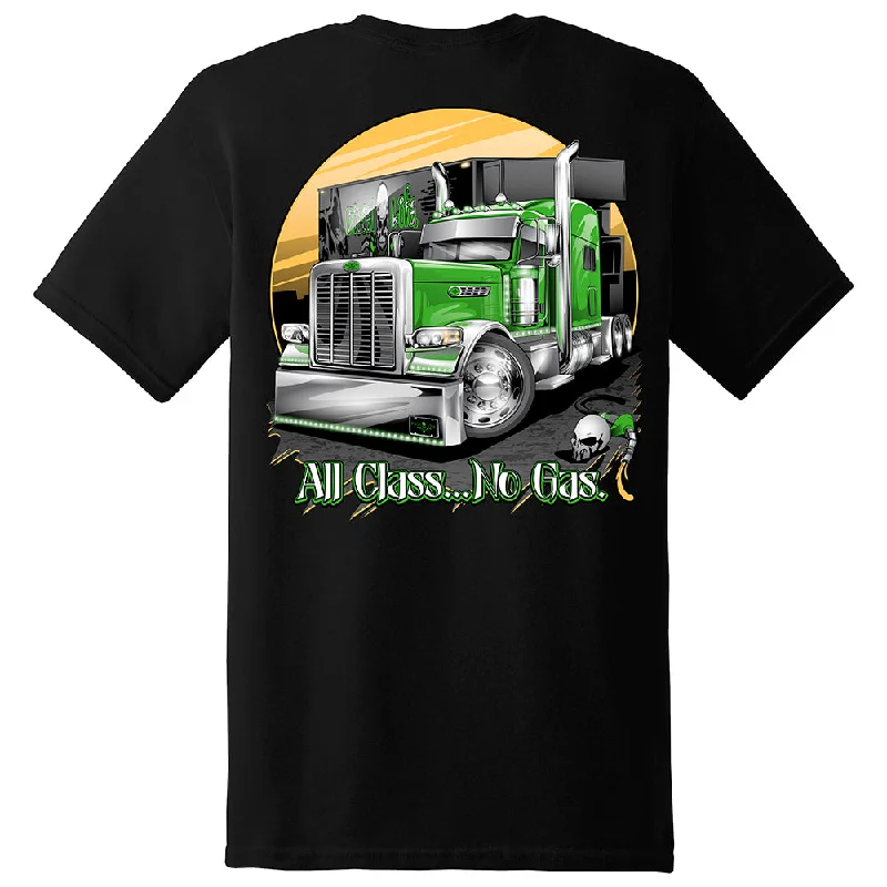 All Class No Gas S/S Trucker T-Shirt Trendy Men's Oversized