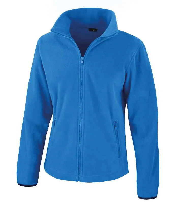 Result Core Ladies Outdoor Fleece | Electric Blue Laid