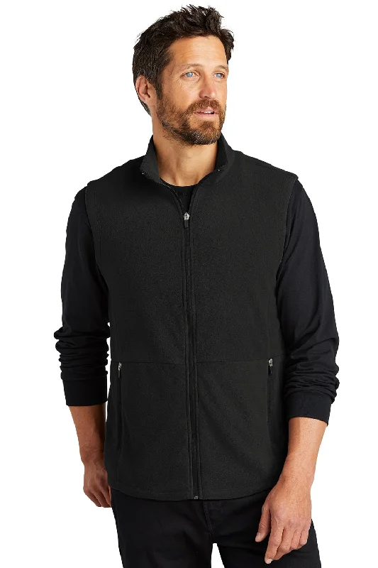 Port Authority Mens Accord Pill Resistant Microfleece Full Zip Vest - Black British Gentleman Style