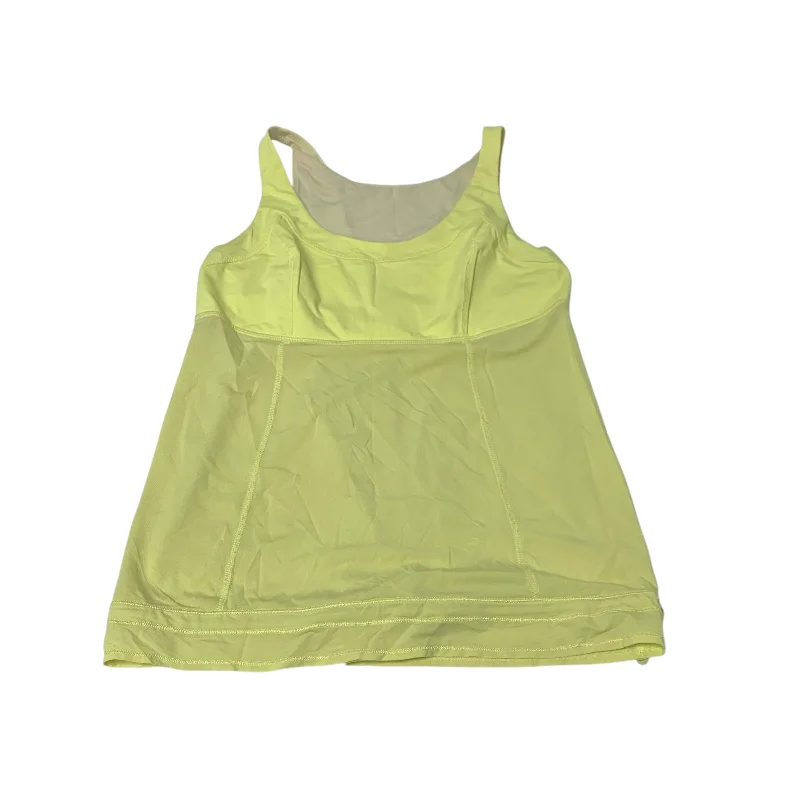 Athletic Tank Top By Lululemon In Yellow, Size: Xl Dynamic Men's Moto