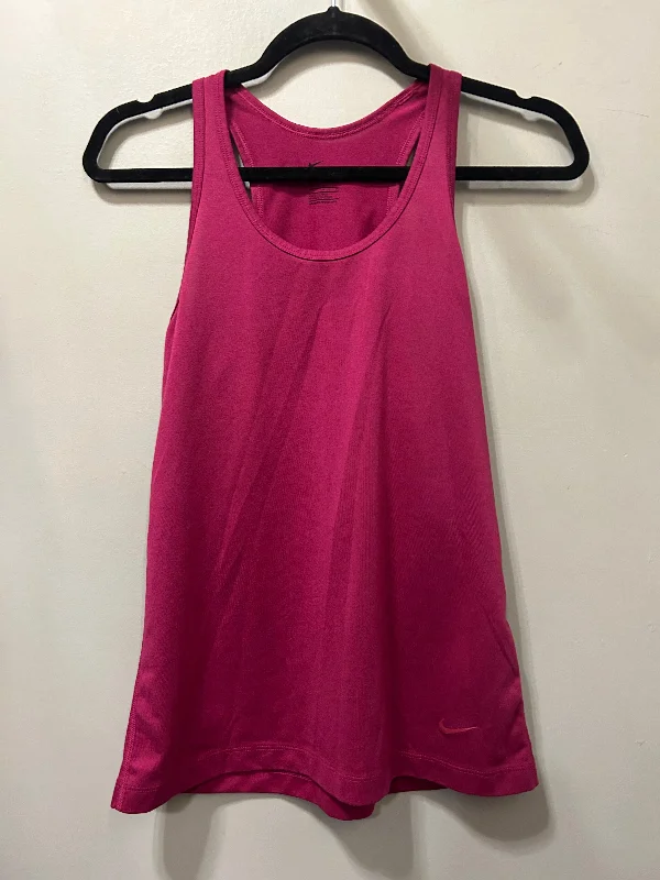 Athletic Tank Top By Nike Apparel In Pink, Size: S Unique Men's Patch