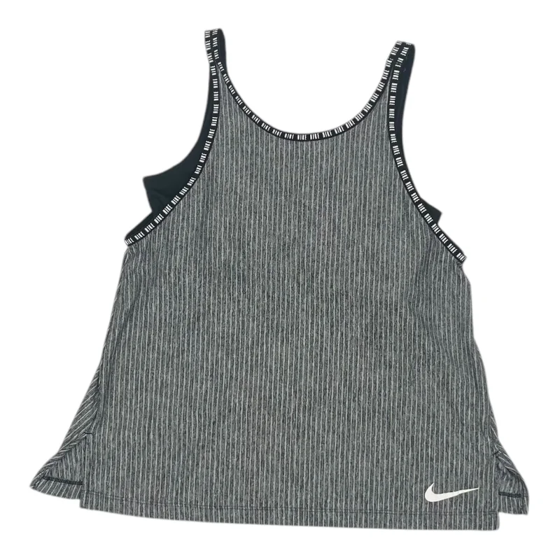 Athletic Tank Top By Nike In Grey, Size:Xl Casual Men's Loose