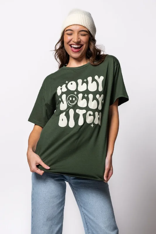 Holly Jolly Bitch Tee Classic Men's Pin