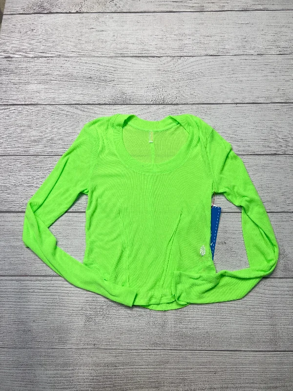 Top Long Sleeve By Free People In Green, Size: M Laid