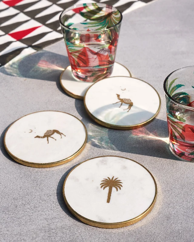 Oasis Coasters - Set of 4 Cool Men's Distressed