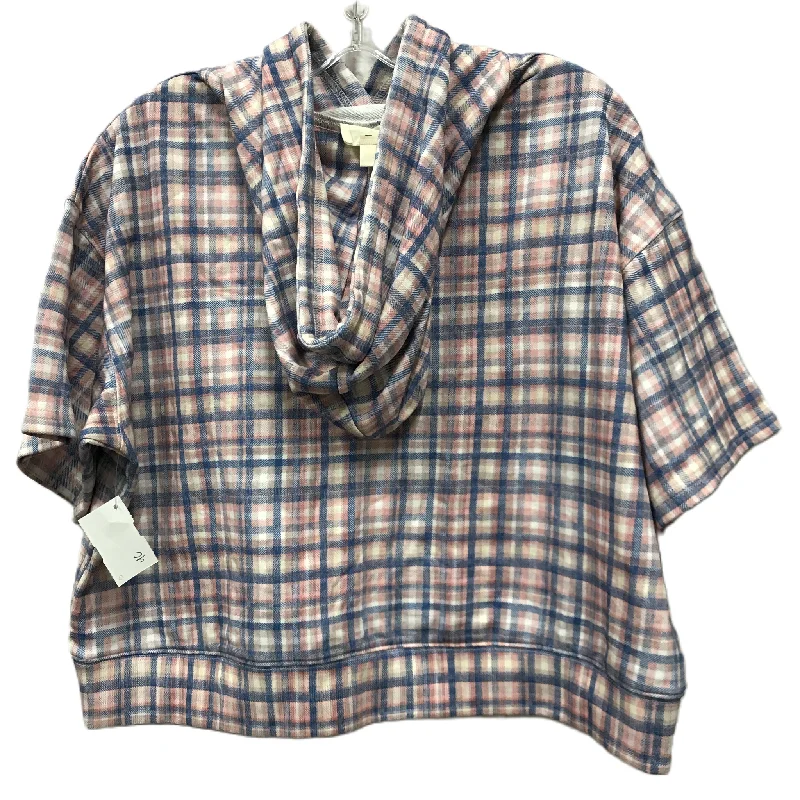 Blue & Pink Top Short Sleeve By Anthropologie, Size: L Lumberjack