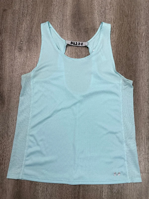 Athletic Tank Top By Under Armour In Blue, Size: M Tailored