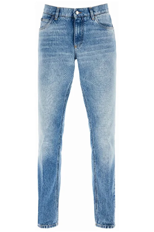 DOLCE & GABBANA low-rise regular fit jeans Trendy Men's Bucket