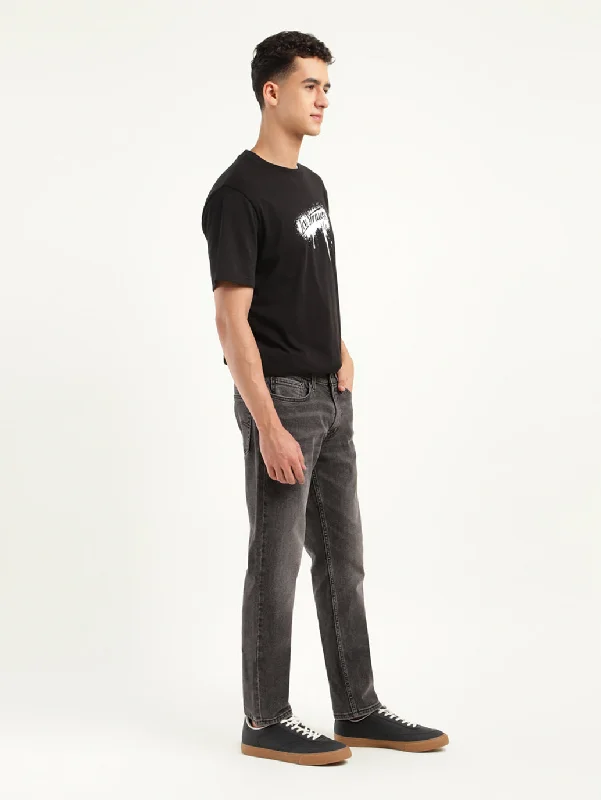 Men's 511 Black Slim Fit Jeans Laid