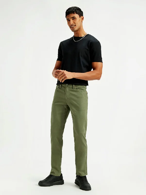 Men's 511 Slim Fit Olive Jeans Sharp Men's Italian