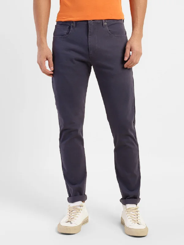 Men's Slim Tapered Fit Trousers Refined Men's European