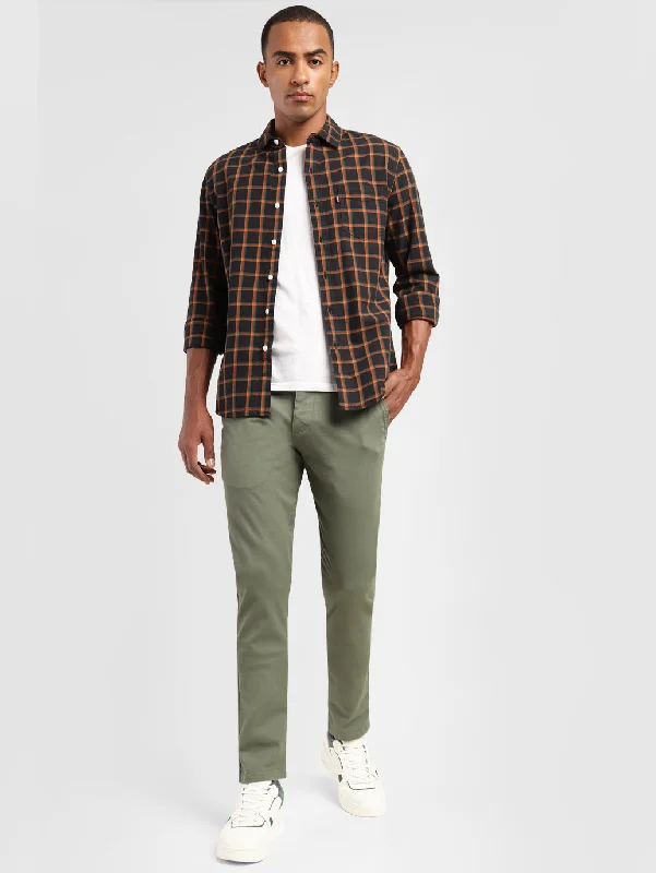 Men's Slim Tapered Fit Trousers Organic