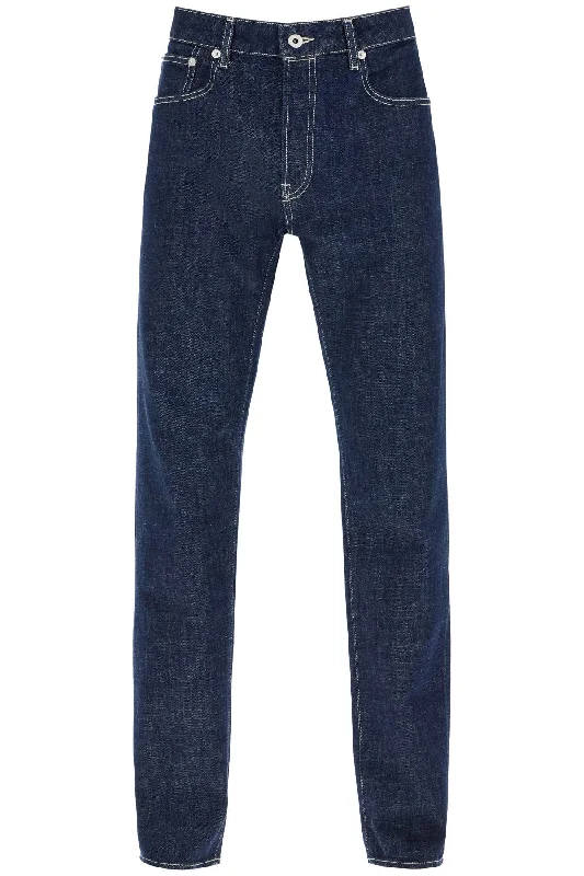 KENZO slim fit bara jeans for Classic Men's Pin