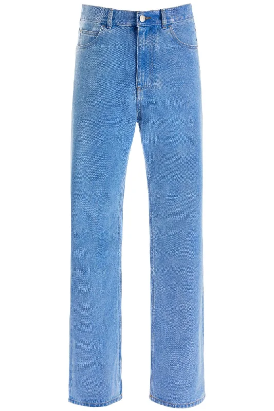 MARNI straight leg organic denim jeans Cool Men's Distressed