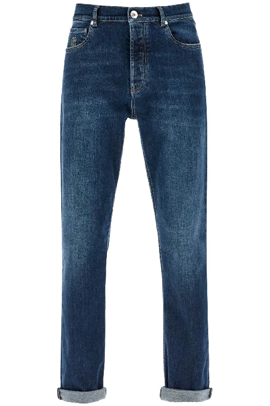 BRUNELLO CUCINELLI "stretch denim iconic fit jeans for a Streetwear Style